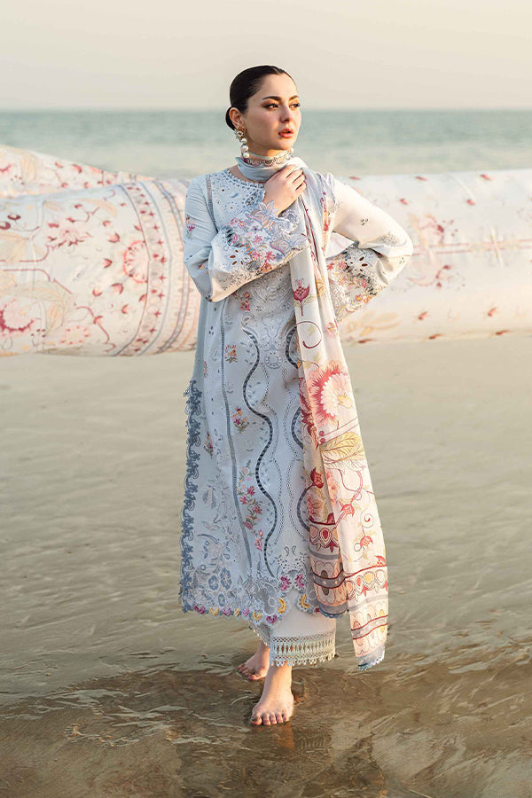 Qalamkar Sahil Luxury Lawn'25 FK#02