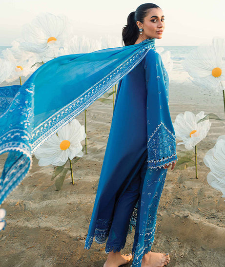 Qalamkar Sahil Luxury Lawn'25 FK#03