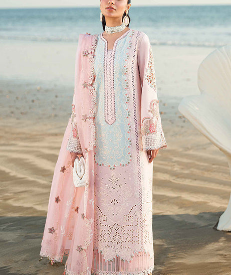 Qalamkar Sahil Luxury Lawn'25 FK#08