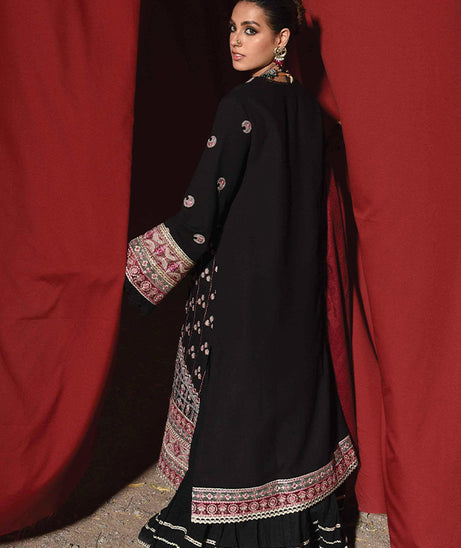 Qalamkar Sayonee Luxury Shawl Collection'22 K#05 FAHA