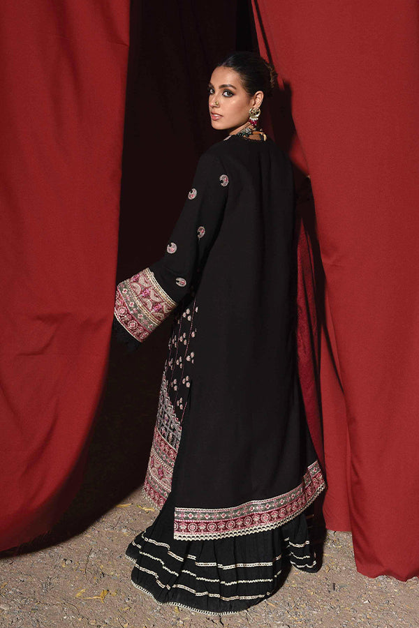Qalamkar Sayonee Luxury Shawl Collection'22 K#05 FAHA