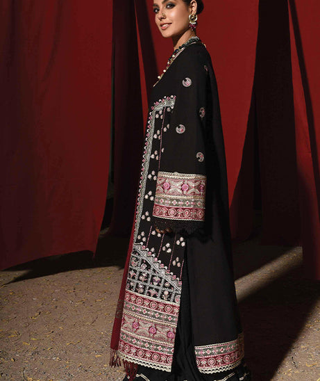 Qalamkar Sayonee Luxury Shawl Collection'22 K#05 FAHA