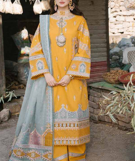 Qalamkar Marahil Luxury Lawn`22 (FEARIE)