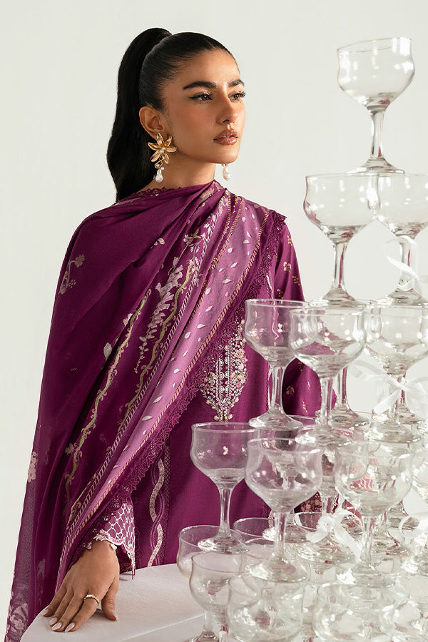 Qalamkar Qprints Lawn'25 PQ#1B (MIYA)