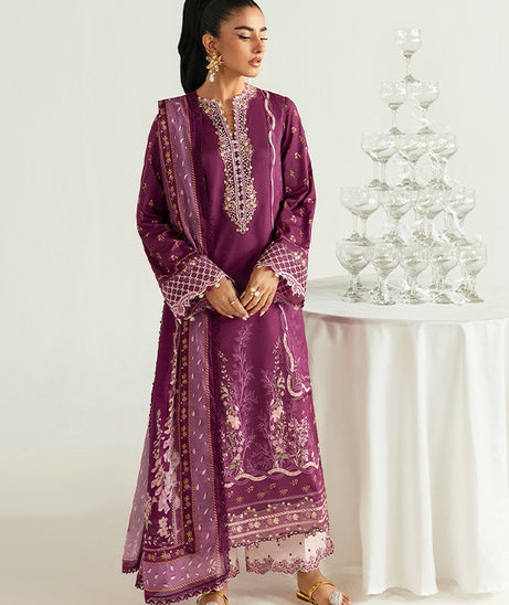 Qalamkar Qprints Lawn'25 PQ#1B (MIYA)