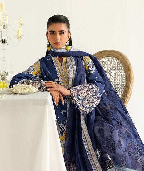 Qalamkar Qprints Lawn'25 PQ#2A (HINA)