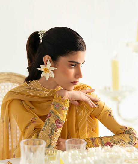 Qalamkar Qprints Lawn'25 PQ#3B (MEHR)