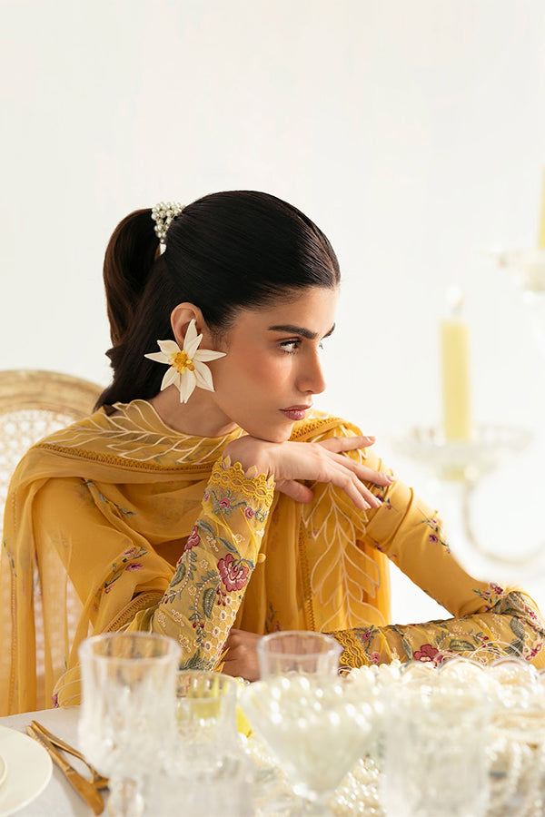 Qalamkar Qprints Lawn'25 PQ#3B (MEHR)