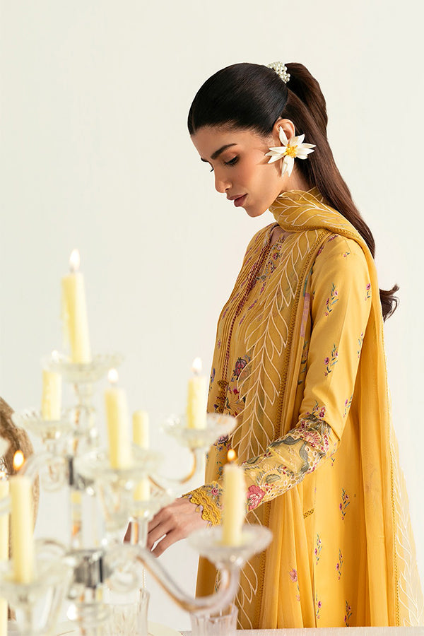 Qalamkar Qprints Lawn'25 PQ#3B (MEHR)