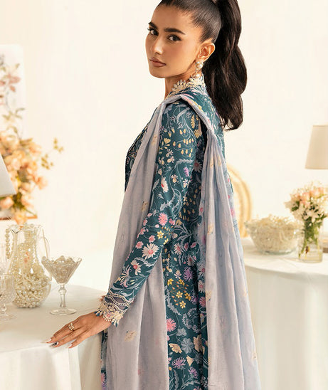 Qalamkar Qprints Lawn'25 PQ#4B (RHEA)