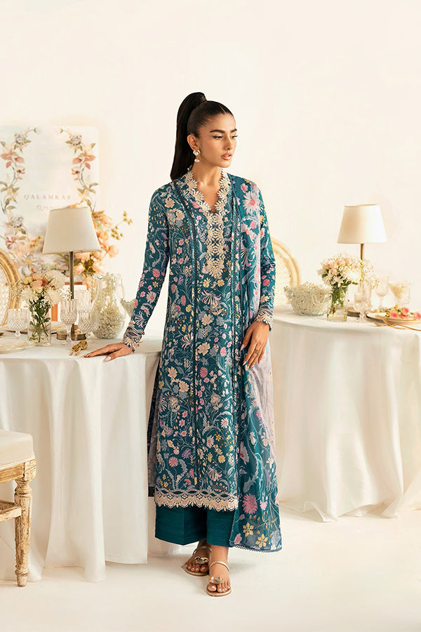 Qalamkar Qprints Lawn'25 PQ#4B (RHEA)