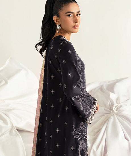 Qalamkar Qprints Lawn'25 PQ#9B (NORA)