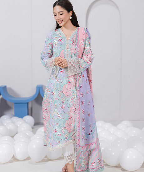 Qalamkar Q Prints Lawn'25 Vol-2 EM#03-A
