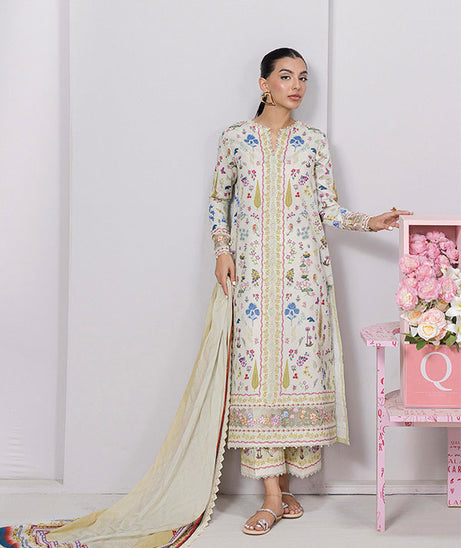 Qalamkar Q Prints Lawn'25 Vol-2 EM#09-A