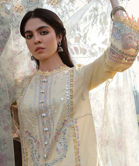 Qalamkar Qline Lawn Collection`23 AK#02 (VIDA)