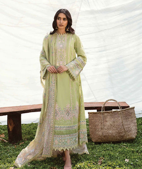 Qalamkar Qline Lawn Collection`23 AK#03 (RAISA)