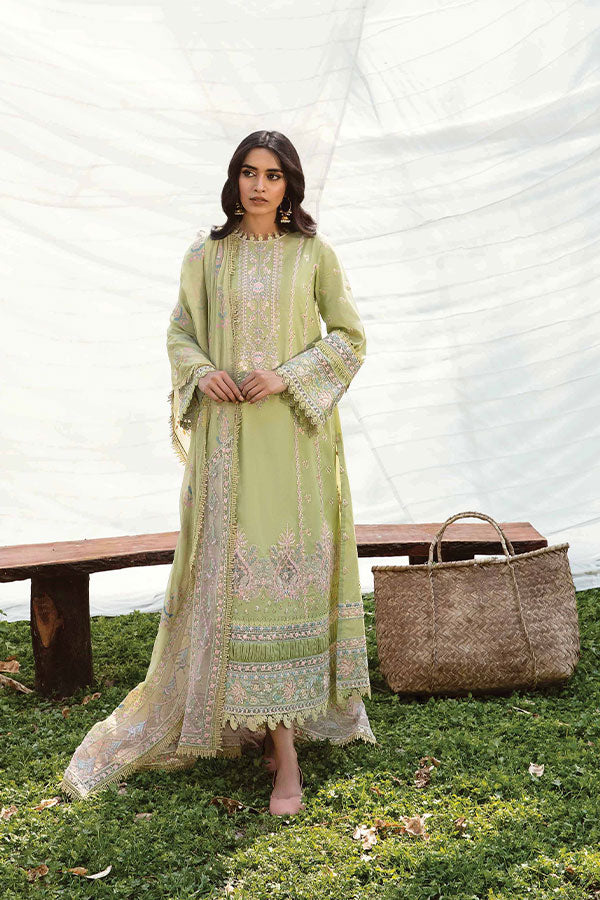 Qalamkar Qline Lawn Collection`23 AK#03 (RAISA)