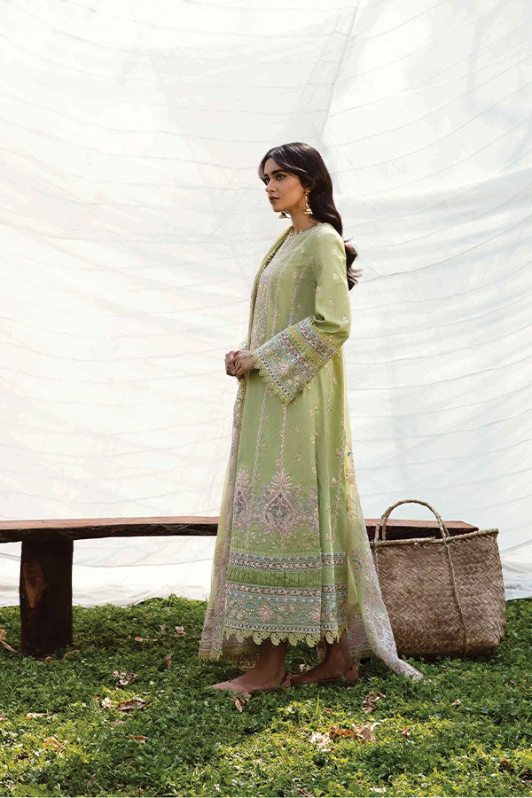 Qalamkar Qline Lawn Collection`23 AK#03 (RAISA)