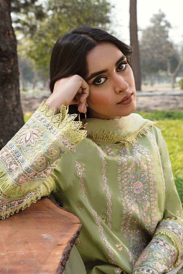 Qalamkar Qline Lawn Collection`23 AK#03 (RAISA)