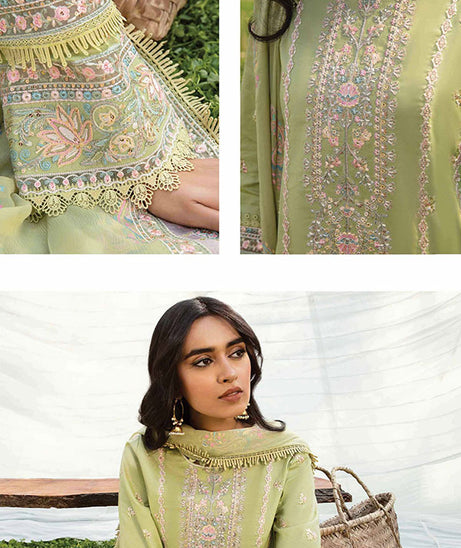 Qalamkar Qline Lawn Collection`23 AK#03 (RAISA)