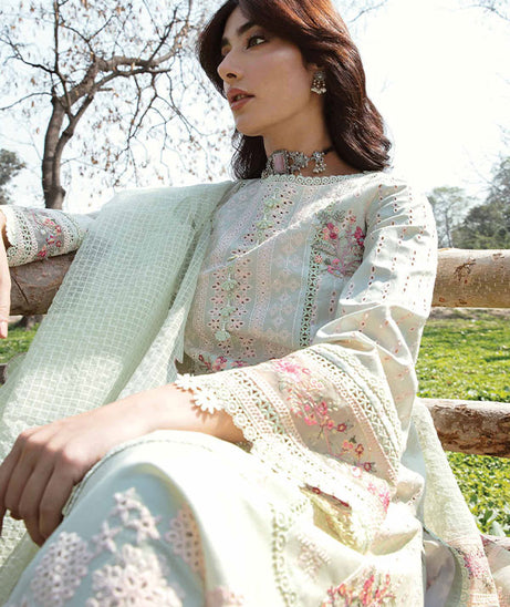 Qalamkar Qline Lawn Collection`23 AK#05 (EMHAL)