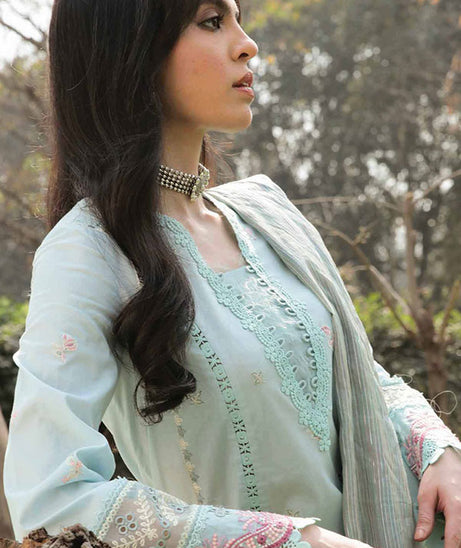 Qalamkar Qline Lawn Collection`23 AK#06 (LAYLA)