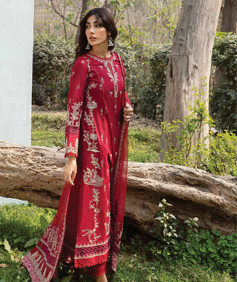 Qalamkar Qline Lawn Collection`23 AK#10 (KIERA)