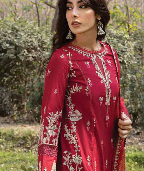 Qalamkar Qline Lawn Collection`23 AK#10 (KIERA)