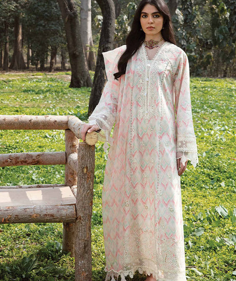 Qalamkar Qline Lawn Collection`23 AK#14 (FERN)