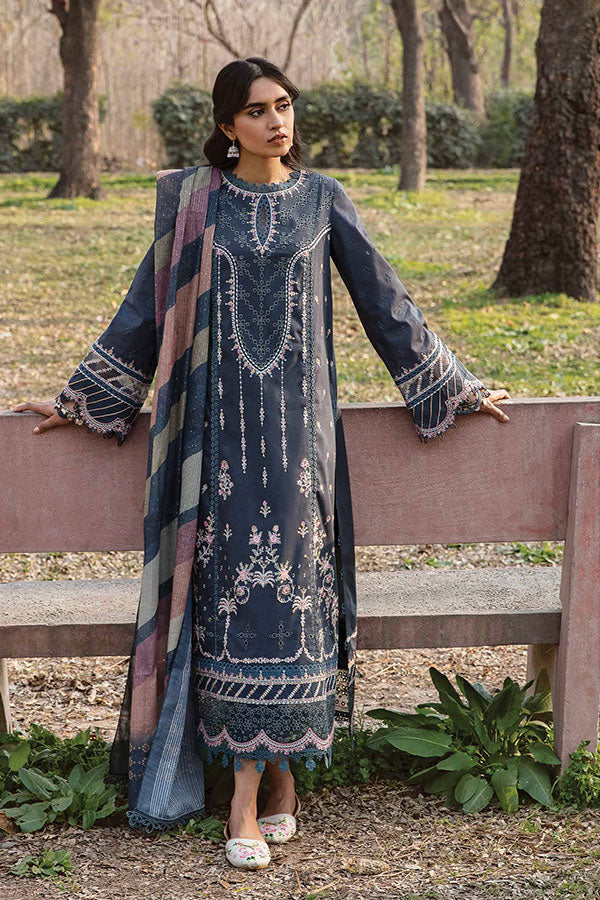 Qalamkar Qline Lawn Collection`23 AK#15 (SAFLIENI)