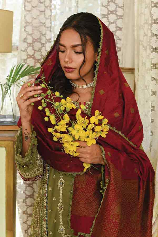 Qalamkar Qline Linen‘22 Anjum VL#14