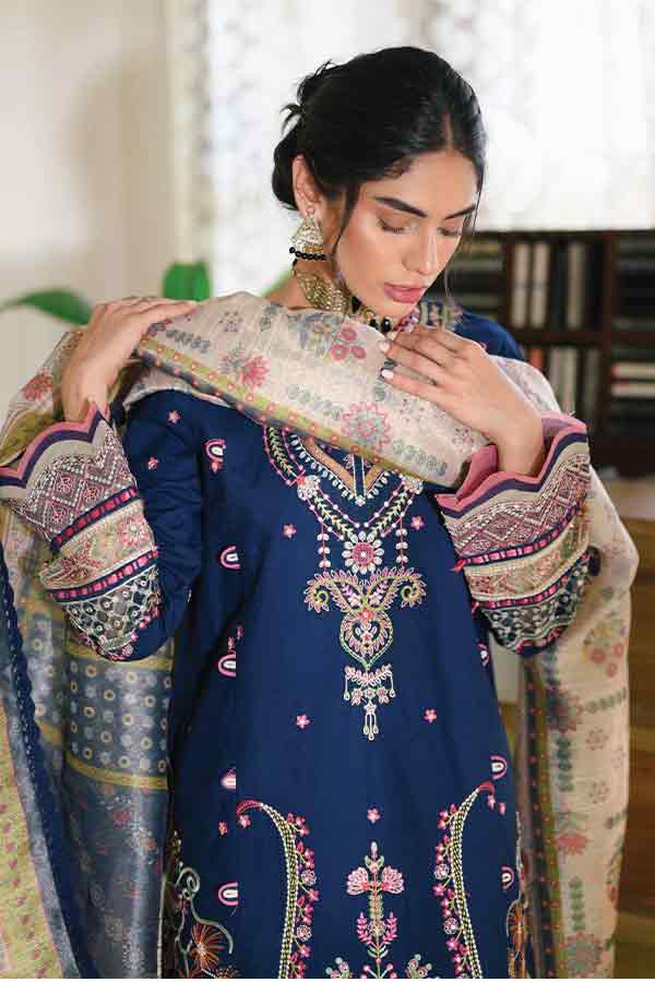 Qalamkar Qline Linen‘22 Zoya VL#11