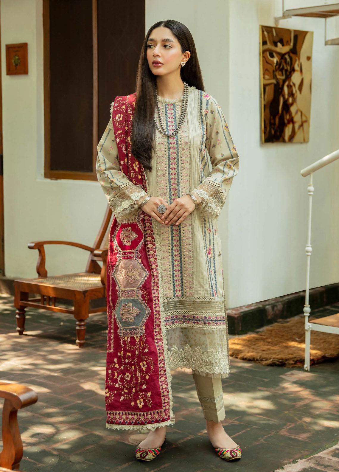 Qalamkar Qline Linen`21 D#05