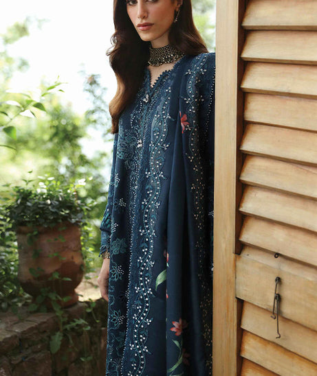 Qalamkar Qlinekari Linen`24 D#10