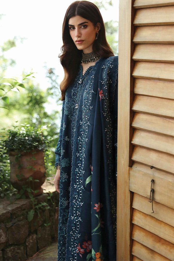 Qalamkar Qlinekari Linen`24 D#10