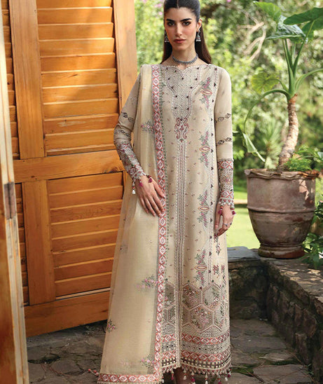 Qalamkar Qlinekari Linen`24 D#11