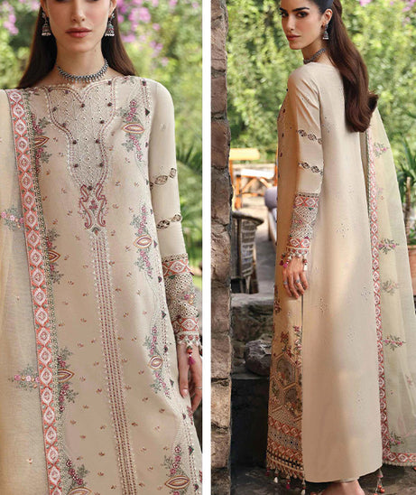 Qalamkar Qlinekari Linen`24 D#11