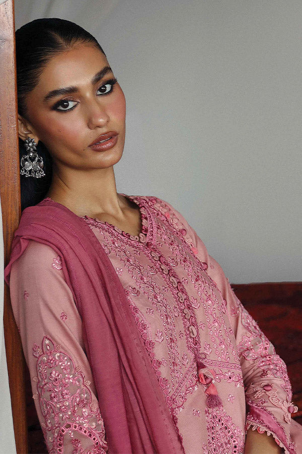 Qalamkar Qlinekari Linen`24 D#12