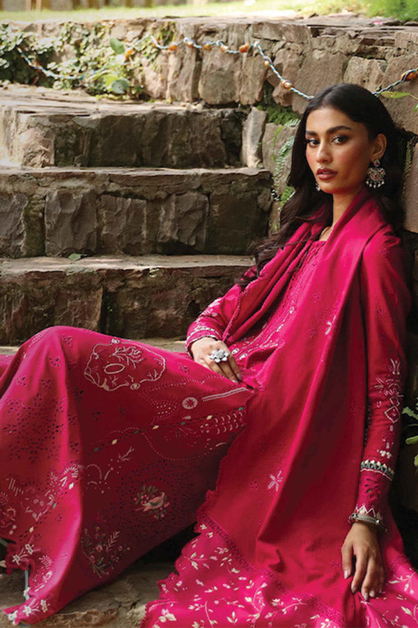 Qalamkar Qlinekari Linen`24 D#13