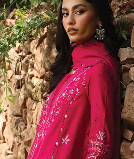 Qalamkar Qlinekari Linen`24 D#13