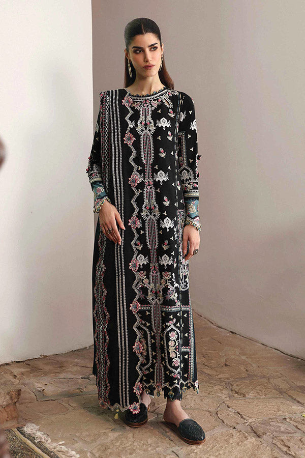 Qalamkar Qlinekari Linen`24 D#02