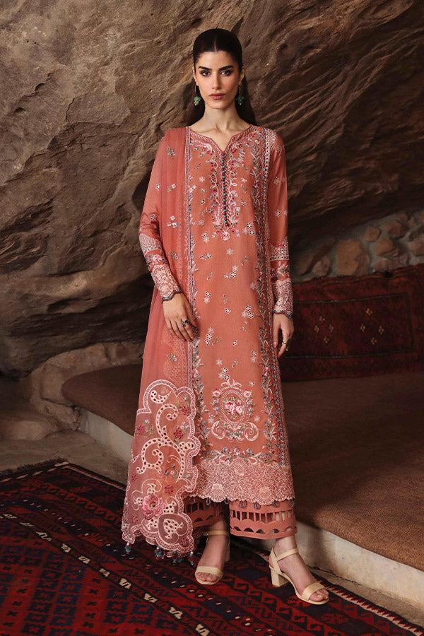 Qalamkar Qlinekari Linen`24 D#03