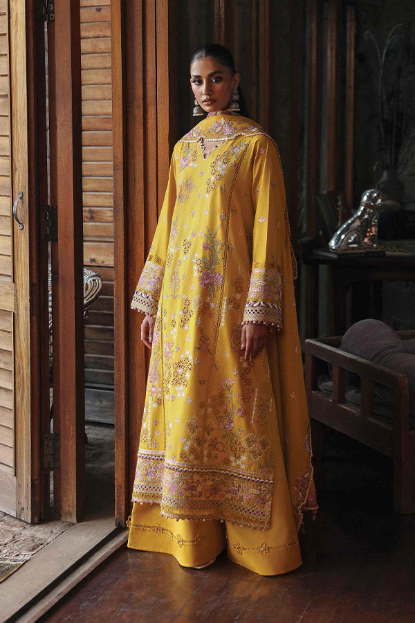Qalamkar Qlinekari Linen`24 D#04