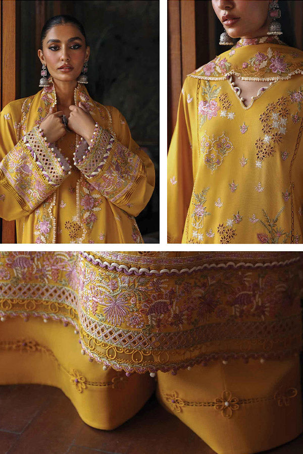 Qalamkar Qlinekari Linen`24 D#04