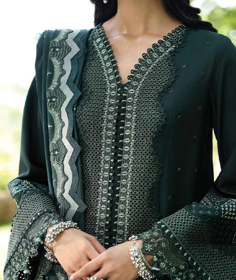 Qalamkar Qlinekari Linen`24 D#05