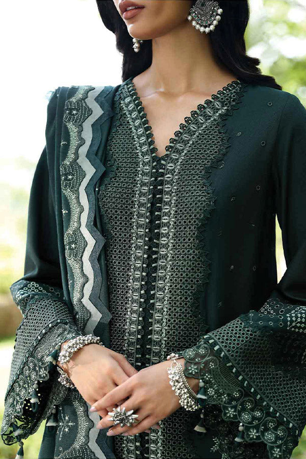Qalamkar Qlinekari Linen`24 D#05