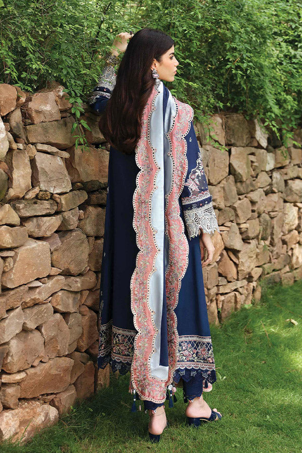 Qalamkar Qlinekari Linen`24 D#06