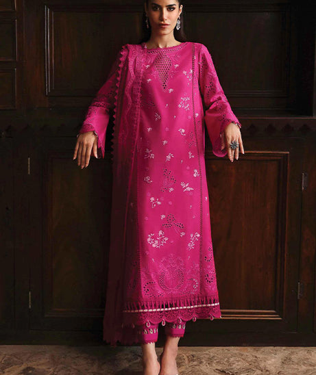 Qalamkar Qlinekari Linen`24 D#07