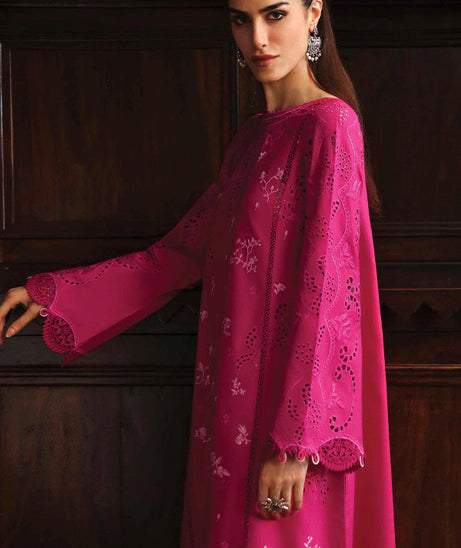 Qalamkar Qlinekari Linen`24 D#07