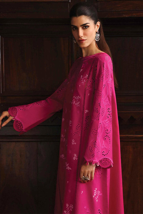 Qalamkar Qlinekari Linen`24 D#07